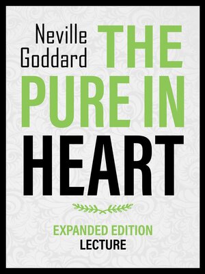 cover image of The Pure In Heart--Expanded Edition Lecture